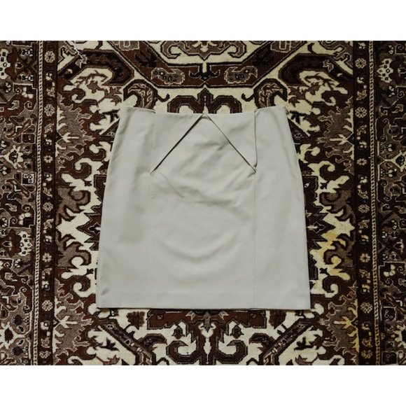 Jil Sander Beige Origami Pocket Straight Skirt 8 - Picture 3 of 5